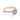 Rose gold Petite Crescent | Cushion Solitaire Engagement Ring - HT2560CU65PK featuring a cushion-shaped halo and diamonds set along the band.