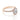 Tacori Petite Crescent | Oval Pavé Engagement Ring - HT257215OV8X6PK featuring an oval-shaped diamond in a rose gold setting with a pavé halo and diamond-encrusted band.