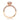 Tacori Petite Crescent | Oval Pavé Engagement Ring - HT257215OV8X6PK in rose gold, featuring an oval-shaped diamond, a pavé-set halo, and intricate Tacori Petite Crescent scrollwork along the band.