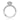 A Petite Crescent | Round Pavé Engagement Ring - HT257215RD7 featuring a round-cut stone, a pavé-set band, and ornate, crescent-shaped filigree along the gallery.