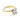 Tacori Royal T | Emerald Solitaire Engagement Ring - HT2625EC9X7Y in yellow gold with an emerald cut diamond center stone and small accent diamonds set along the band and basket.