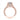 Tacori RoyalT | Round Pavé Engagement Ring - HT2626RD9PK in 18k rose gold with a round solitaire diamond, pavé-set diamonds along the band, and a decorative filigree gallery.