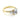 Yellow gold Tacori Royal T | Oval Solitaire Engagement Ring - HT2628OV10X8Y featuring a large oval-cut center diamond flanked by two pear-shaped diamonds.