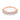 Monroe | Bezel-Set Diamond Wedding Band in 14k rose gold featuring a row of bezel-set round diamonds.