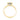 Danhov Per Lei | Bezel Engagement Ring - LE100 featuring a gold engagement ring with a round diamond in a smooth bezel solitaire setting.