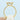 A hand holds a Danhov Per Lei | Engagement Ring - LE102-OV, featuring an oval diamond in gold with a pavé-set halo and diamond-accented band.