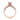 Coastal Crescent | Oval Solitaire Engagement Ring - P100OV85X65PK featuring an oval-shaped diamond set in a rose gold band with small accent stones along the shoulders.