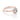 Tacori Coastal Crescent | Round Solitaire Engagement Ring - P101RD65PK in rose gold, featuring a round center stone surrounded by a diamond halo and pavé-set diamonds along the band.