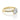 Tacori Coastal Crescent | Round Solitaire Engagement Ring - P1022RD8Y in yellow gold featuring a round center diamond and a vintage-inspired pavé-set diamond band with a crescent-shaped detail on the side.