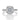 Tacori Coastal Crescent | Cushion Solitaire Engagement Ring - P1032CU8W featuring a diamond halo and a 14k white gold pavé-set band.