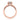 Tacori Coastal Crescent | Emerald Solitaire Engagement Ring - P103EC7X5PK in rose gold, featuring an emerald-shaped diamond center stone, a diamond halo, and small diamonds along the decorative scalloped edges.