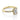 Tacori Coastal Crescent | Emerald Solitaire Engagement Ring - P103EC7X5Y featuring a vintage-style gold band with an emerald-shaped diamond center stone, a diamond halo, and a pavé diamond band.