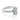 Tacori Coastal Crescent | Emerald Solitaire Engagement Ring - P103EC7X5 featuring an emerald-cut solitaire, vintage-style diamond halo, and pavé-set band on a silver-tone metal setting.
