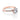 Tacori Coastal Crescent | Round Solitaire Engagement Ring - P1042RD8PK in rose gold, featuring a round center stone and a band accented with small round diamonds.