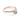 Coastal Crescent | Oval Solitaire Engagement Ring - P104OV75X55FPK by Tacori featuring an oval solitaire in rose gold with a diamond-accented band.
