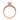 Coastal Crescent | Pear Solitaire Engagement Ring - P104PS9X6PK in rose gold with a pear-shaped solitaire and pavé diamonds along the band.