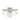 A Coastal Crescent | Round Solitaire Engagement Ring - P104RD75Y featuring a round solitaire diamond on a yellow gold band accented with smaller pavé diamonds.
