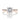 Coastal Crescent | Round Solitaire Engagement Ring - P104RD75PK featuring a rose gold band with pavé-set diamonds.