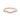 Coastal Crescent | Curved Diamond Band - P105BFPK in 14k rose gold featuring a row of pave-set diamonds along the curved arch.