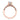 Coastal Crescent | Oval Solitaire Engagement Ring - P105OV8X6PK in rose gold featuring an oval solitaire, decorative crescent side detailing, and diamond-accented shoulders.