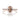 Makur Morganite Engagement Ring | R0999-4 featuring an oval-cut morganite in a rose gold setting with a diamond-accented pavé band.