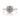 Makur Aquamarine Engagement Ring | R1034-4 featuring a cushion-cut aquamarine, a diamond halo, and a diamond-accented rose gold band.