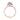 Makur Aquamarine Engagement Ring | R1034-4 in rose gold featuring a square center stone surrounded by a diamond halo, with diamonds set along the band.