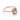 Makur Morganite Engagement Ring R1052-4 in rose gold featuring an emerald-shaped morganite center stone surrounded by a diamond halo, with additional diamonds set along the band.