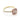 Makur Morganite Engagement Ring | R829-4 featuring a cushion-cut morganite, rose gold halo, and yellow gold band, all accented with diamonds.