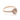 Makur Morganite Engagement Ring | R868-4 in rose gold featuring a round peach-colored center stone surrounded by a diamond halo, with diamonds set along the band.
