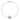 Tacori Crescent Embrace Petite Prasiolite Fashion Bracelet SB22312 featuring a silver chain and a square, faceted prasiolite gemstone setting in a refined, sophisticated aesthetic.