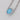 A Crescent Embrace Petite Neo-Turquoise Fashion Necklace | SN15405 by Tacori featuring a circular pendant with an oval neo-turquoise stone set in textured silver, attached to a delicate silver chain.