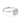 Hope | Round Solitaire Engagement Ring in platinum, angled view of the round center diamond and smooth band.