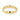 Clarita 3mm Low Dome Polished Wedding Band in yellow gold, featuring a minimalist smooth, low dome profile and a polished finish.