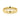 Clarita | 3.5mm Low Dome Polished Wedding Band in polished yellow gold with a smooth, minimalist low-domed profile.