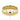 Tacori | Men’s Polished Low Dome Wedding Band - 142-6Y in yellow gold with a smooth low dome exterior, a center horizontal groove, and a patterned interior edge.