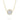 Tacori Diamond Bloom Moissanite Fashion Necklace FP6707Y in yellow gold, featuring a round center stone surrounded by a halo of small pavé-set diamonds.