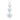 A Gemma Bloom Three-Stone Sky Blue Topaz Fashion Necklace SN14502 featuring three milgrain engraved rings with sky blue topaz stones, suspended from a linked silver chain with a small gold accent at the top.