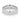 Tacori Geometric Satin Wedding Band - 147-6WS in silver with a faceted outer edge and beaded detailing along the inner rim.