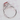 Champagne Sapphire Halo Engagement Ring | 2006291 featuring a cushion-cut reddish-orange gemstone in a halo setting on a pavé diamond band.