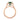 Icing On The Ring Green Tourmaline | Halo Engagement Ring in rose gold, featuring a square-cut green tourmaline center stone surrounded by a diamond halo.