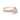 Tacori Reverse Crescent | Round Solitaire Engagement Ring - 2617RD65PK in rose gold featuring a round-cut center diamond and smaller diamonds channel-set along a band with ornate metalwork.
