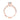Tacori Reverse Crescent | Round Solitaire Engagement Ring - 2617RD65PK in rose gold, featuring a round center stone and a vintage-inspired filigree band accented with small pavé diamonds.