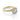 Dantela | Round Bloom Engagement Ring - 2620RDLGPY featuring a round diamond center stone, a cushion halo, and pavé-set diamonds along the gold band.