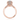 Tacori Dantela | Round Bloom Engagement Ring - 2620RDMDPK in rose gold, featuring a round center stone, intricate filigree gallery, and pavé-set diamonds along the band.