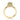 Tacori Dantela | Round Bloom Engagement Ring - 2620RDSMPY in a vintage-style gold setting with a round center stone, intricate filigree gallery, and small pavé diamonds along the band.