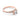 Handcrafted Tacori Dantela | Princess Solitaire Engagement Ring - 2638PRP55PK in rose gold, featuring a princess-cut center stone and diamonds pave-set along the band.