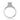 Tacori Dantela | Round Solitaire Engagement Ring - 2638RD6W featuring a detailed filigree gallery and a white gold band with pavé-set diamonds.
