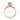 Rose gold Tacori Dantela | Round Solitaire Engagement Ring - 2638RD75PK featuring a round center stone and intricate filigree detailing along the gallery and shoulders.