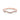 Rose gold contoured Ribbon | Diamond Band - 2647LGBPK wedding band featuring a ribbon design set with small pavé diamonds.